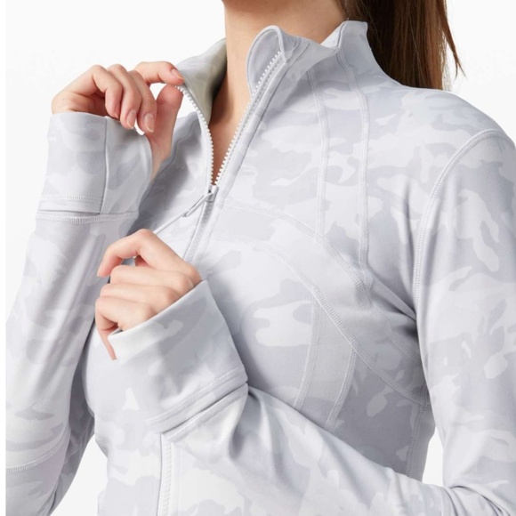 Lululemon Define Jacket Incognito Camo Alpine White Multi Size 8 - Picture 5 of 14